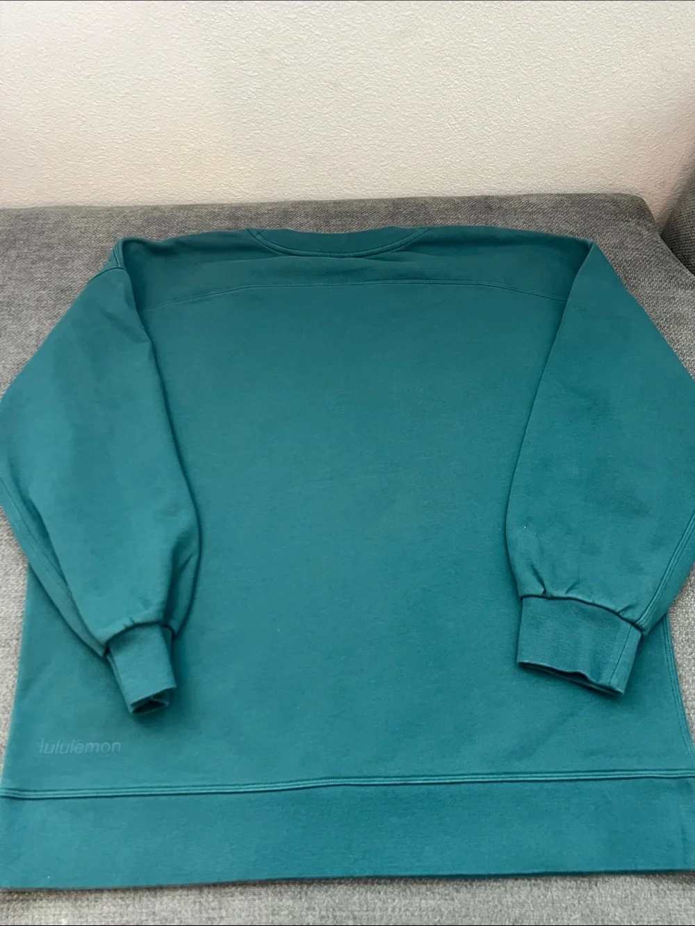 lululemon athletica Men's Crewneck Sweater in Teal Green